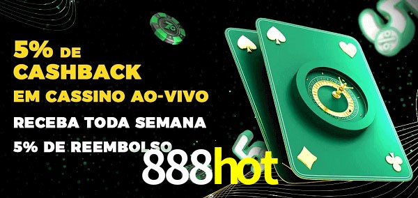 Promoções do cassino ao Vivo 888hot
